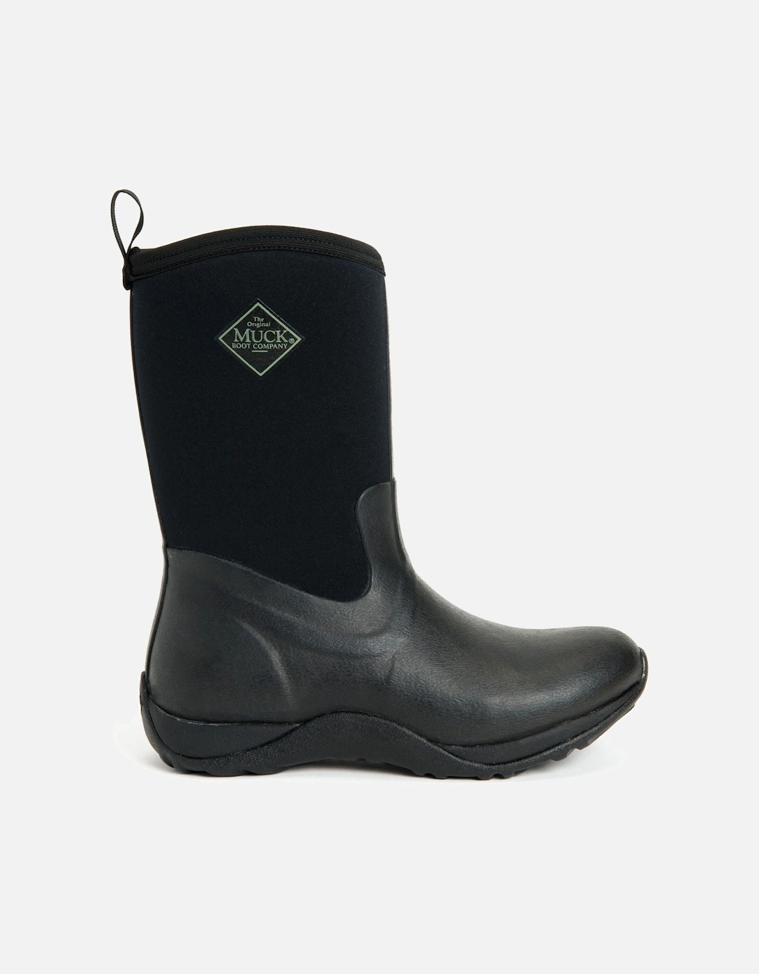 Muck Boots model Arctic Weekend Pull On Wellington Boot Female in Black