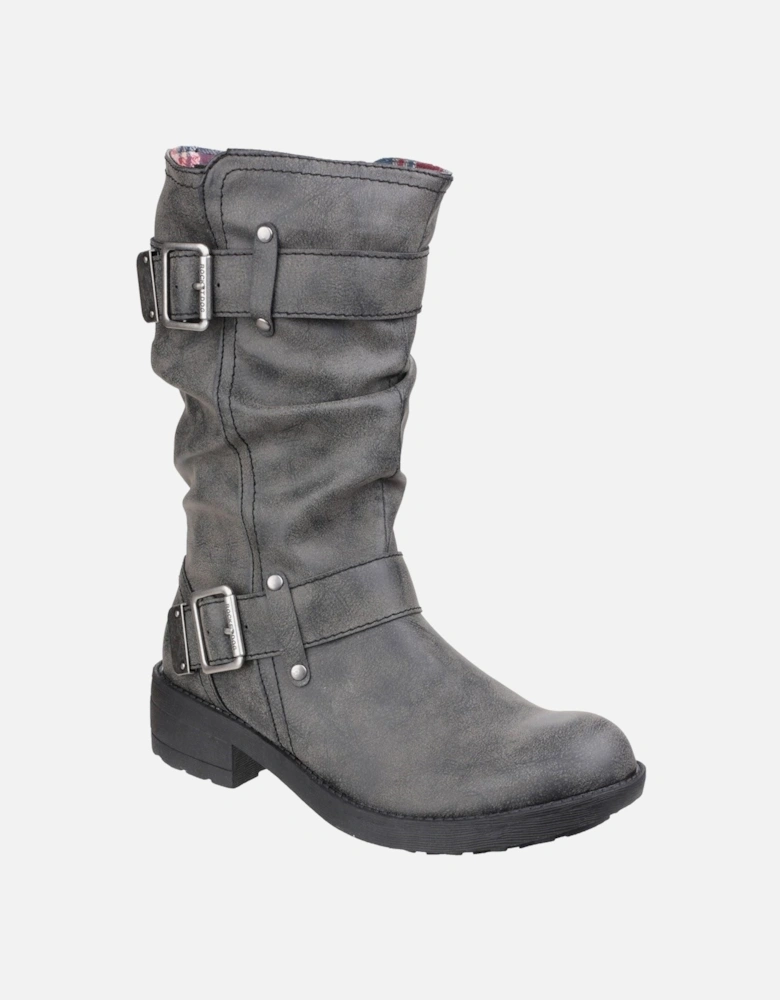 model Trumble Biker Boot Female in Black