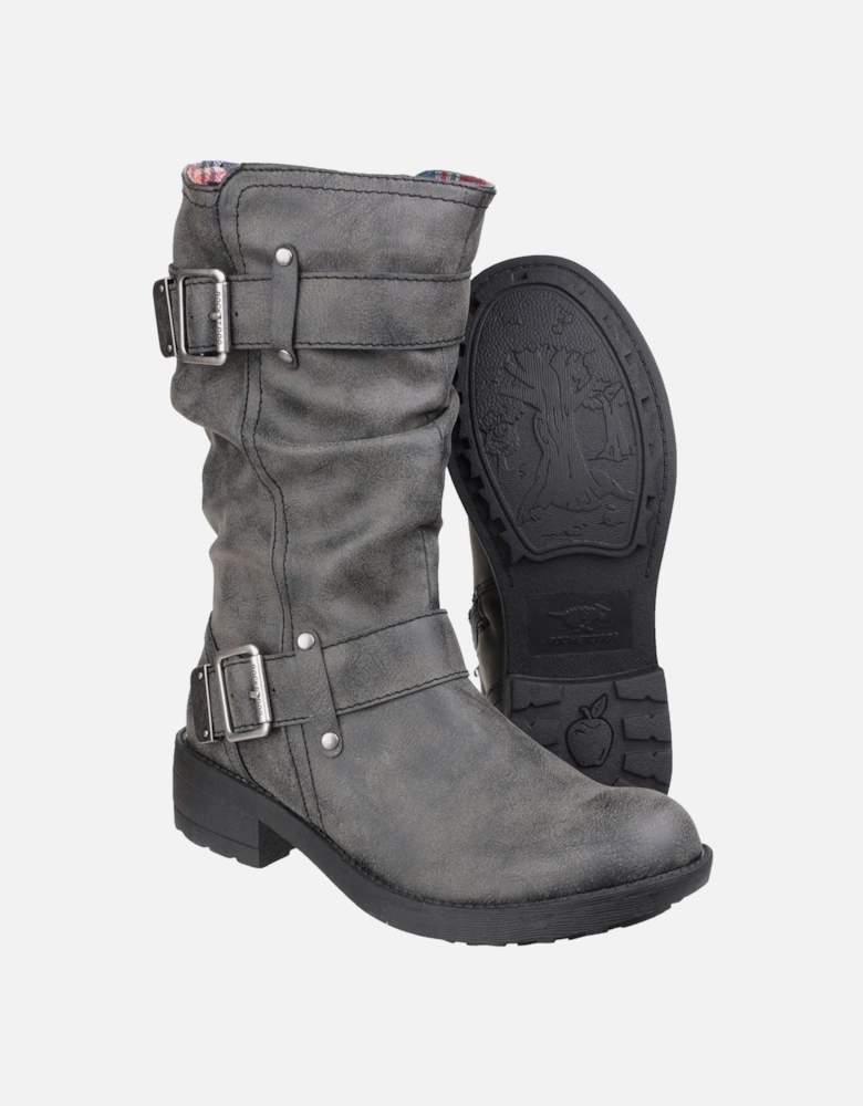 Trumble Polyurethane Women's Black Boots