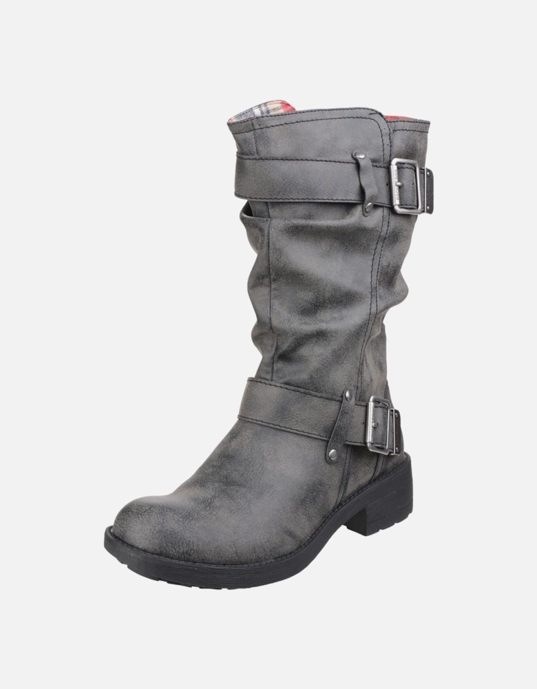 Trumble Polyurethane Women's Black Boots