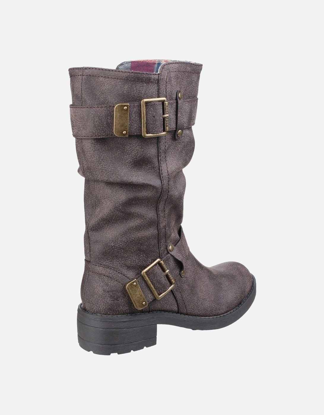 model Trumble Biker Boot Female in Brown