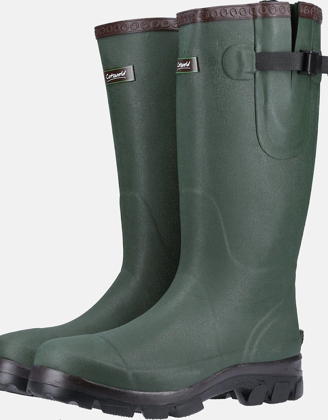 Grange Neoprene Green Wellington Boots