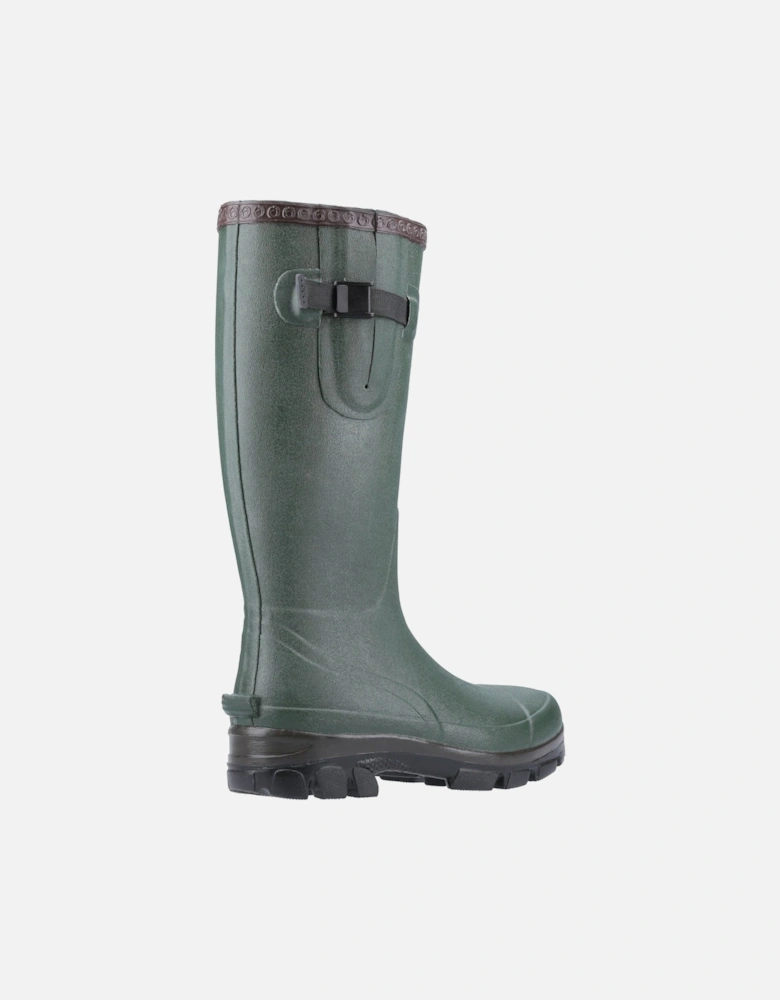 Grange Neoprene Green Wellington Boots