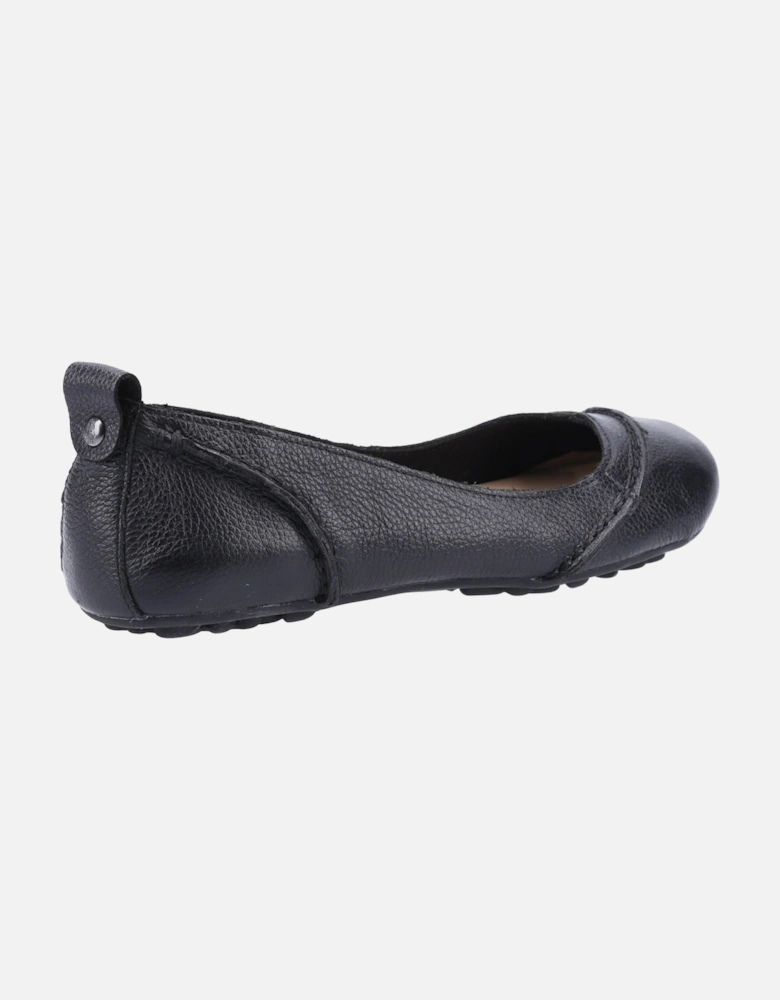 Janessa Leather Women's Black Flats