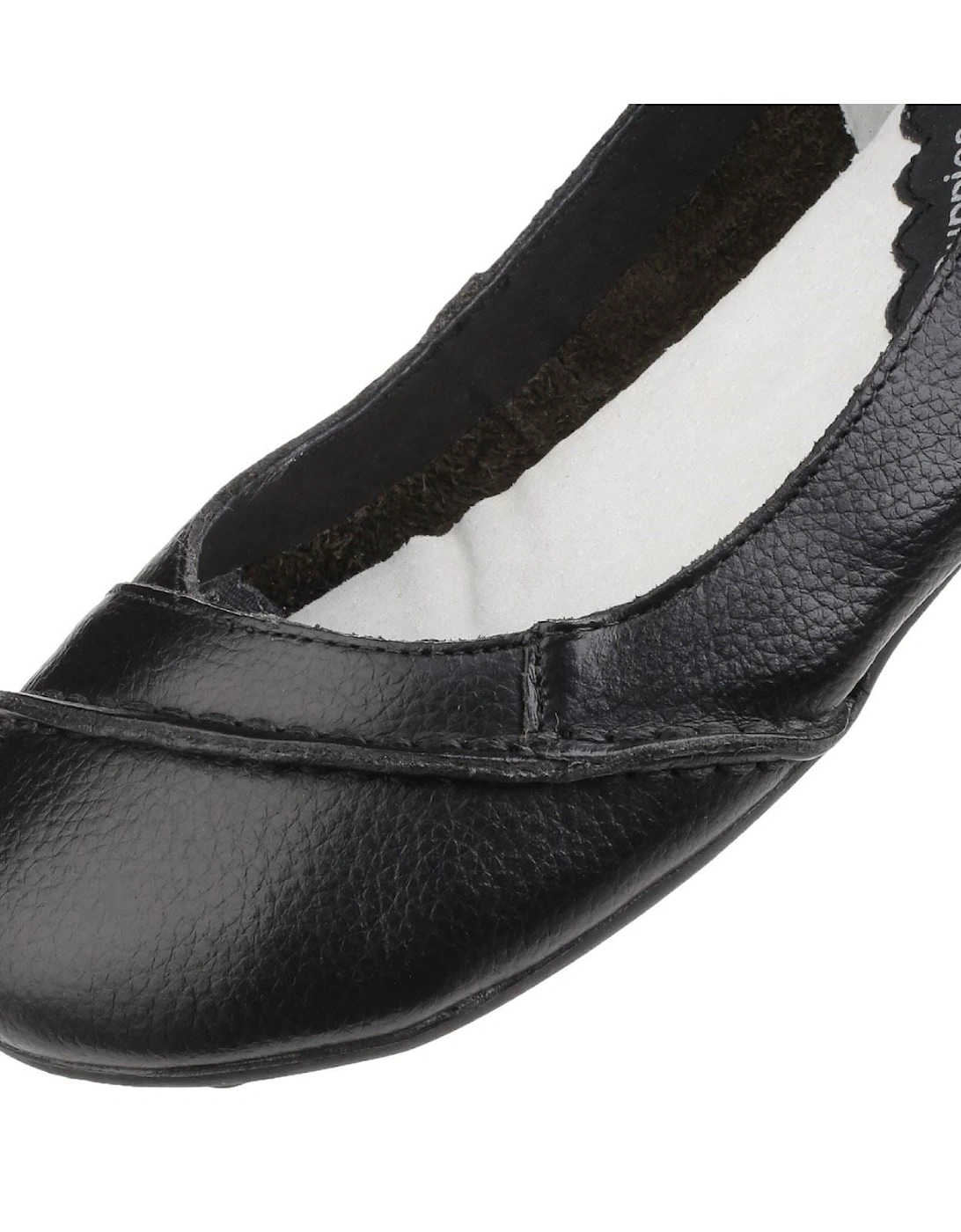 Janessa Leather Women's Black Flats