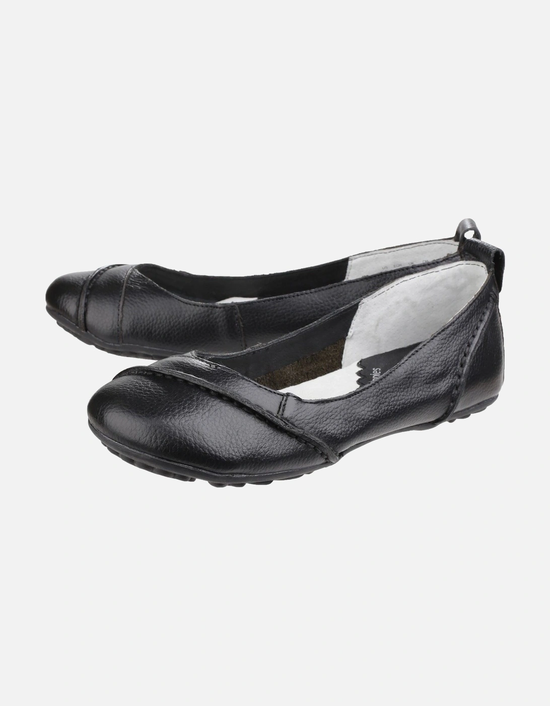 Janessa Leather Women's Black Flats