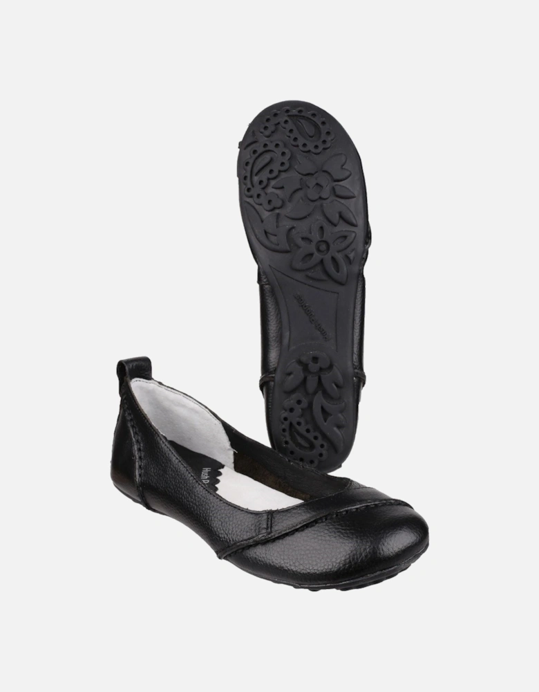 Janessa Leather Women's Black Flats