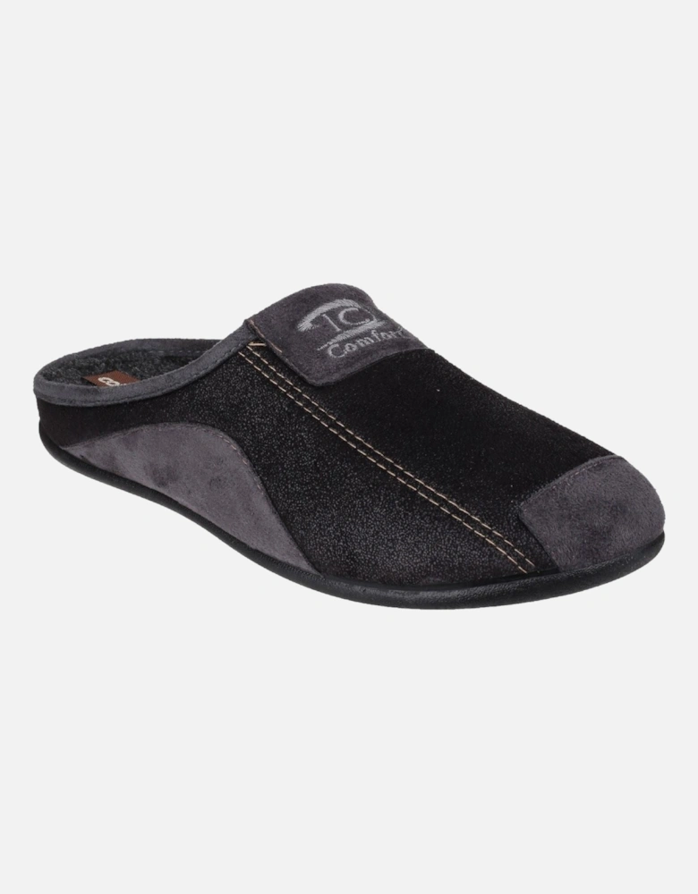 Westwell Textile Men's Black Slippers