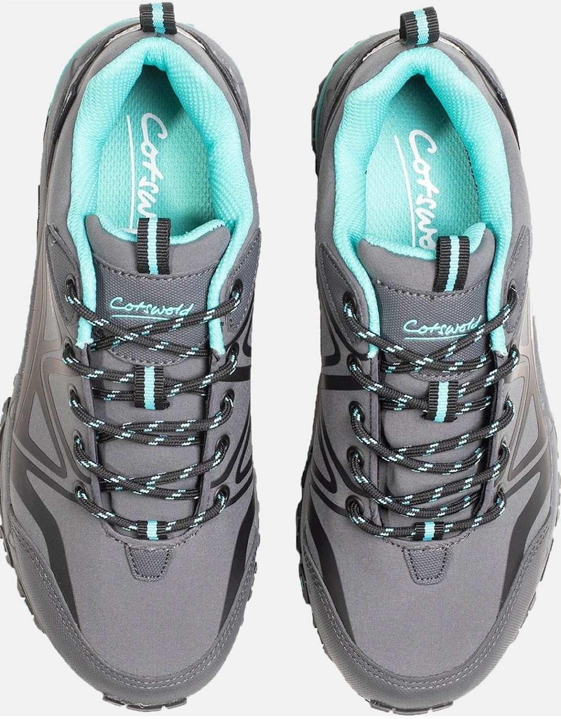 model Abbeydale Low Hiker Female in Grey/Black/Aqua