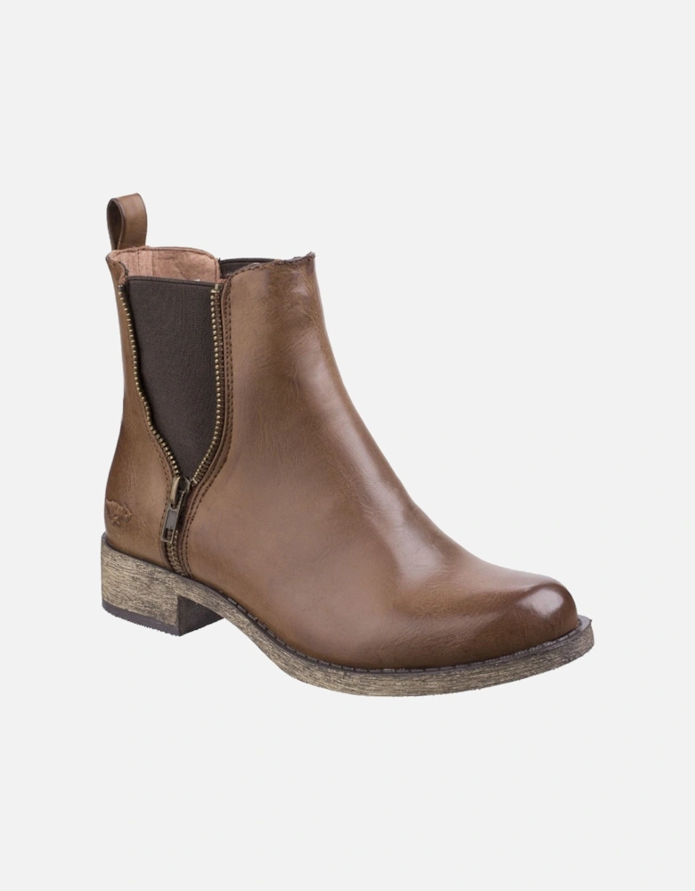 model Camilla Bromley Ankle Boot Female in Brown