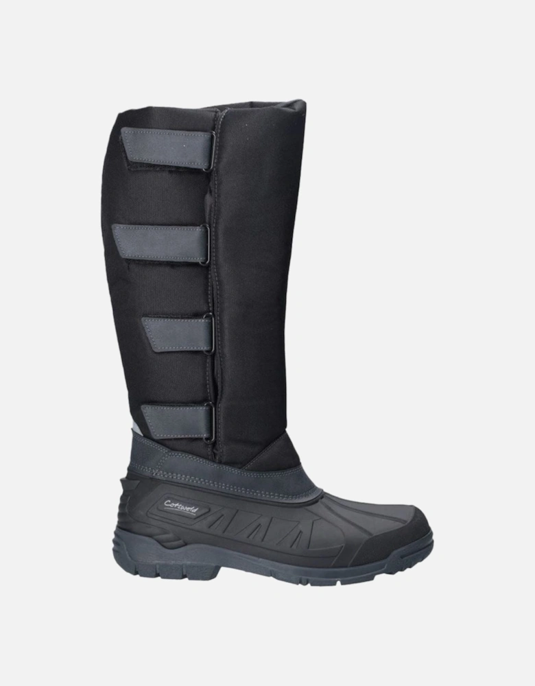 Kemble Textile Black Wellington Boots