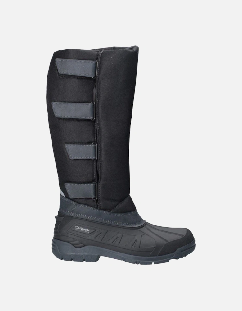 Kemble Textile Black Wellington Boots