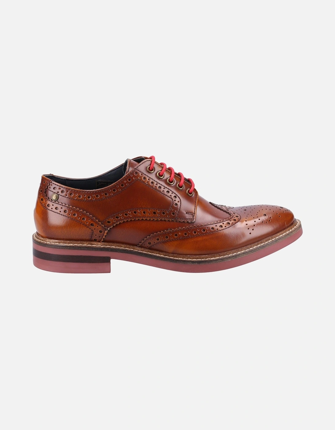 London Woburn Leather Men's Tan Brogues Shoes