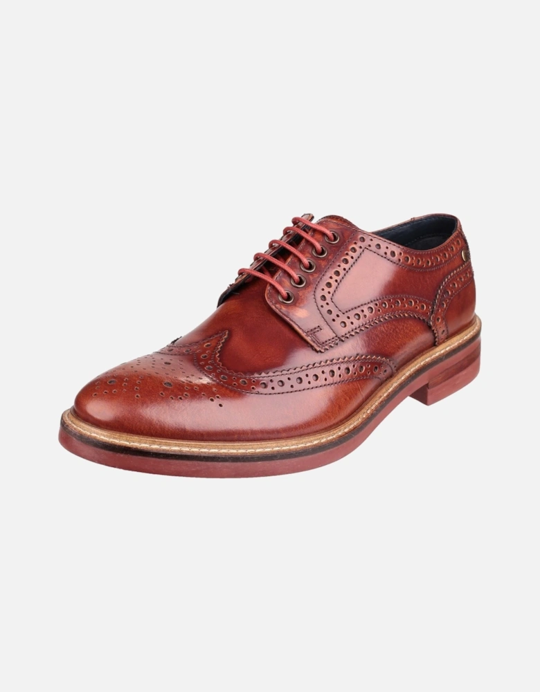 London Woburn Leather Men's Tan Brogues Shoes