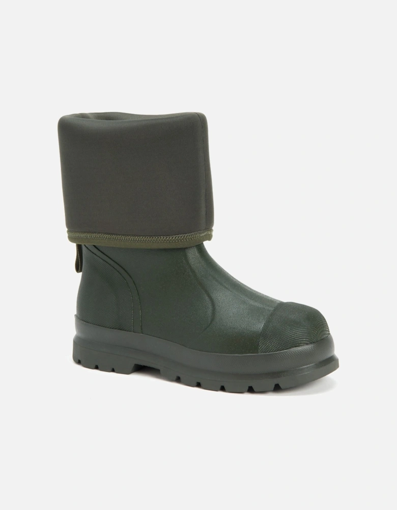 Muck Boots model Chore Classic Hi Patterned Wellington Unisex in Moss