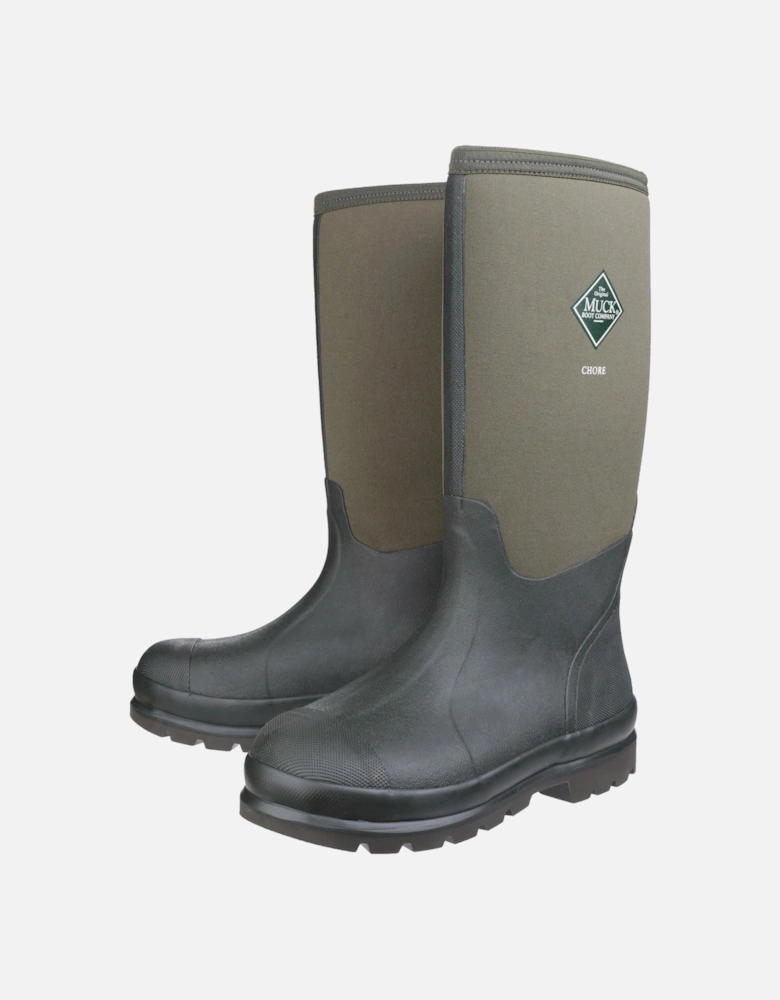 Muck Boots Chore Classic Hi Neoprene Moss Wellington Boots