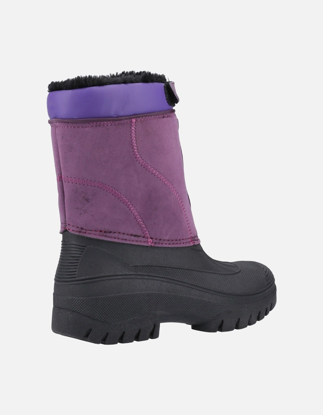 Venture Synthetic Purple Wellington Boots