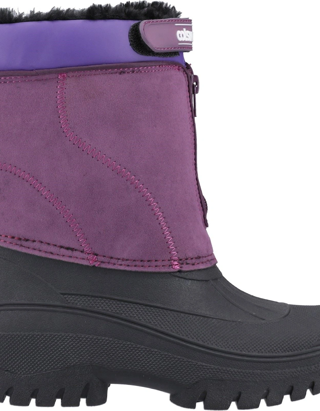 Venture Synthetic Purple Wellington Boots