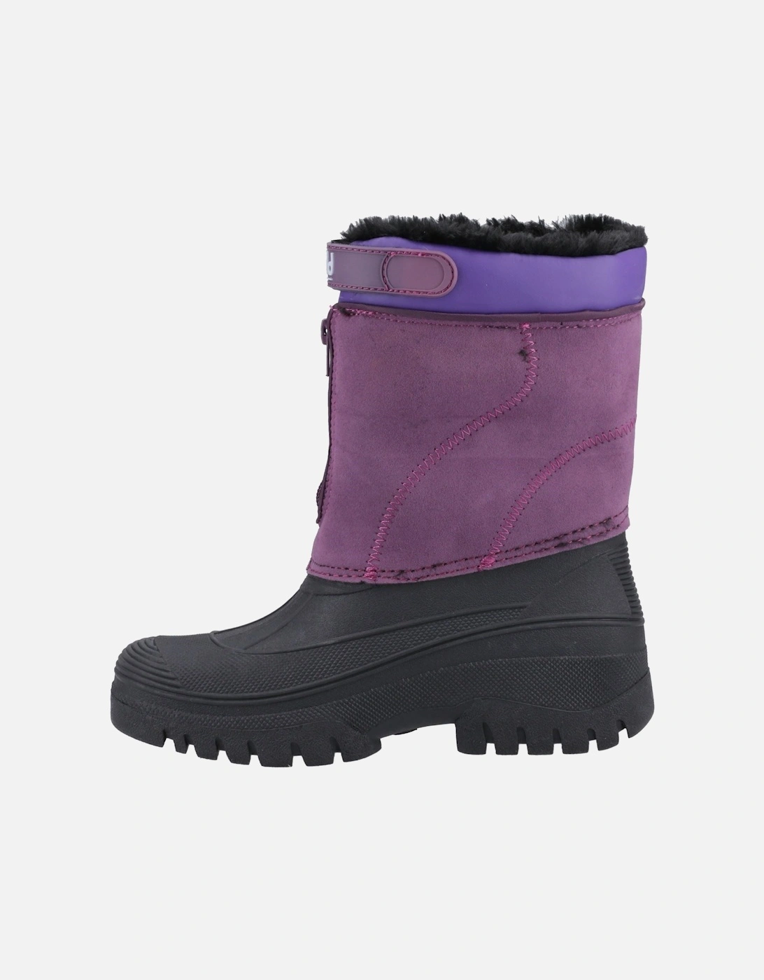 Venture Synthetic Purple Wellington Boots