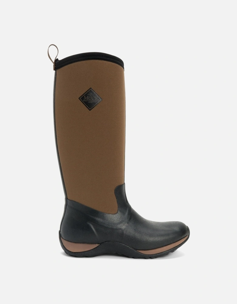 Muck Boots Arctic Adventure Neoprene Black/Tan Wellington Boots