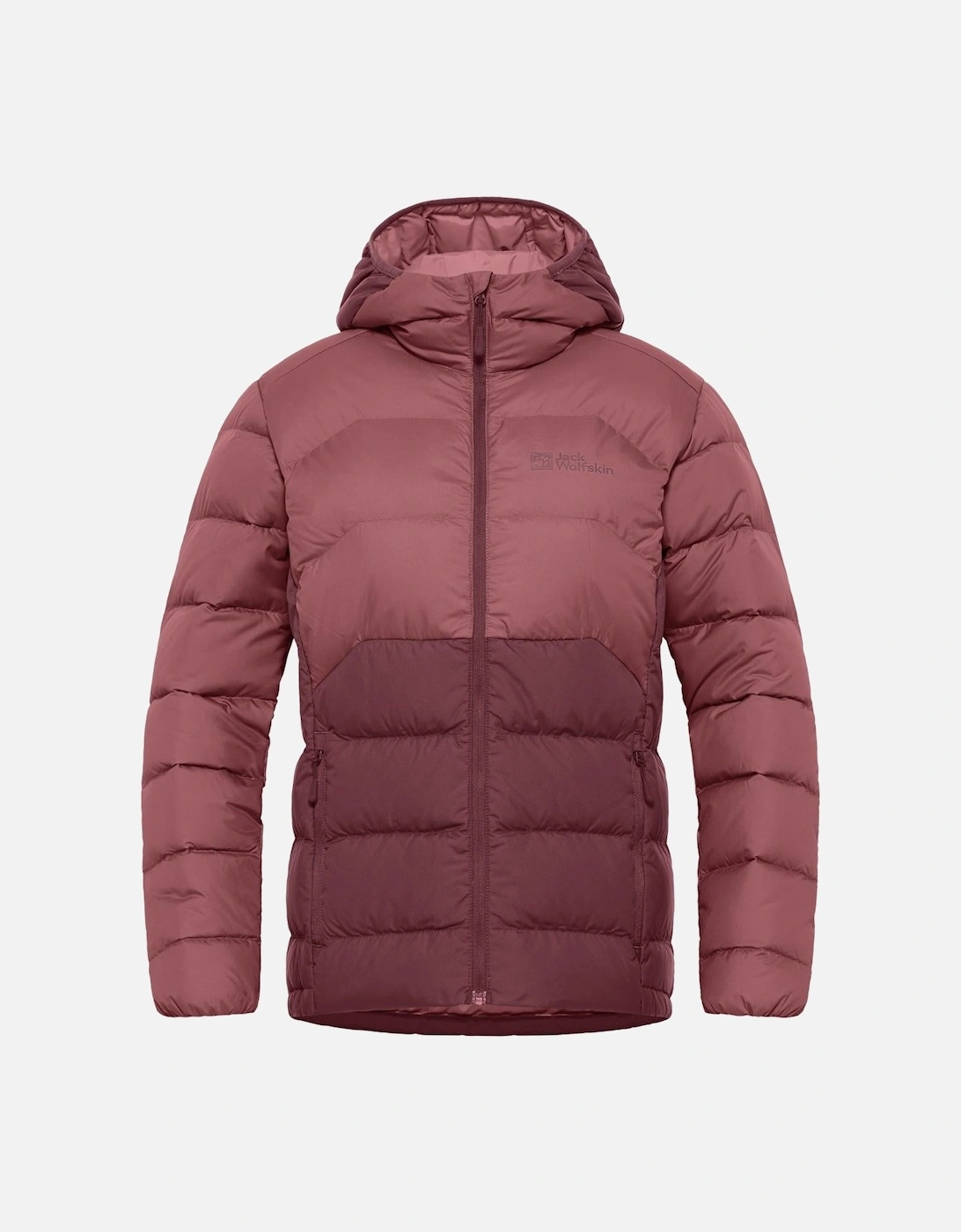 Women's Jack Wolfskin Womens Ather Hooded Packable Padded Jacket - Red - Size: 10/8