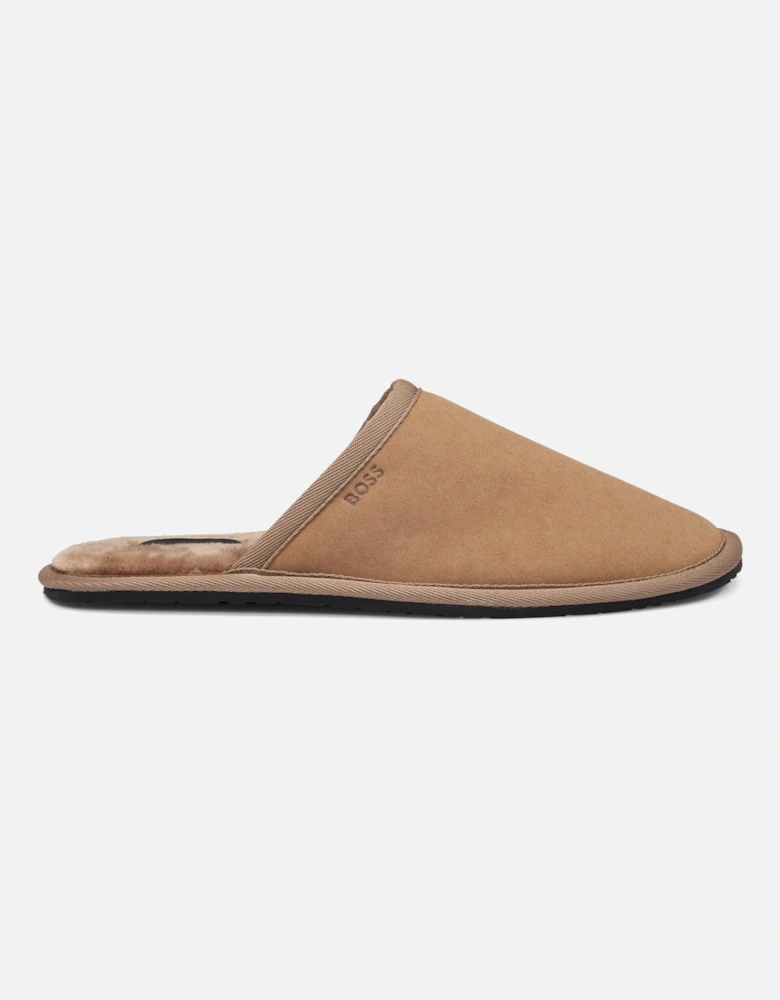 Mule Slippers Beige