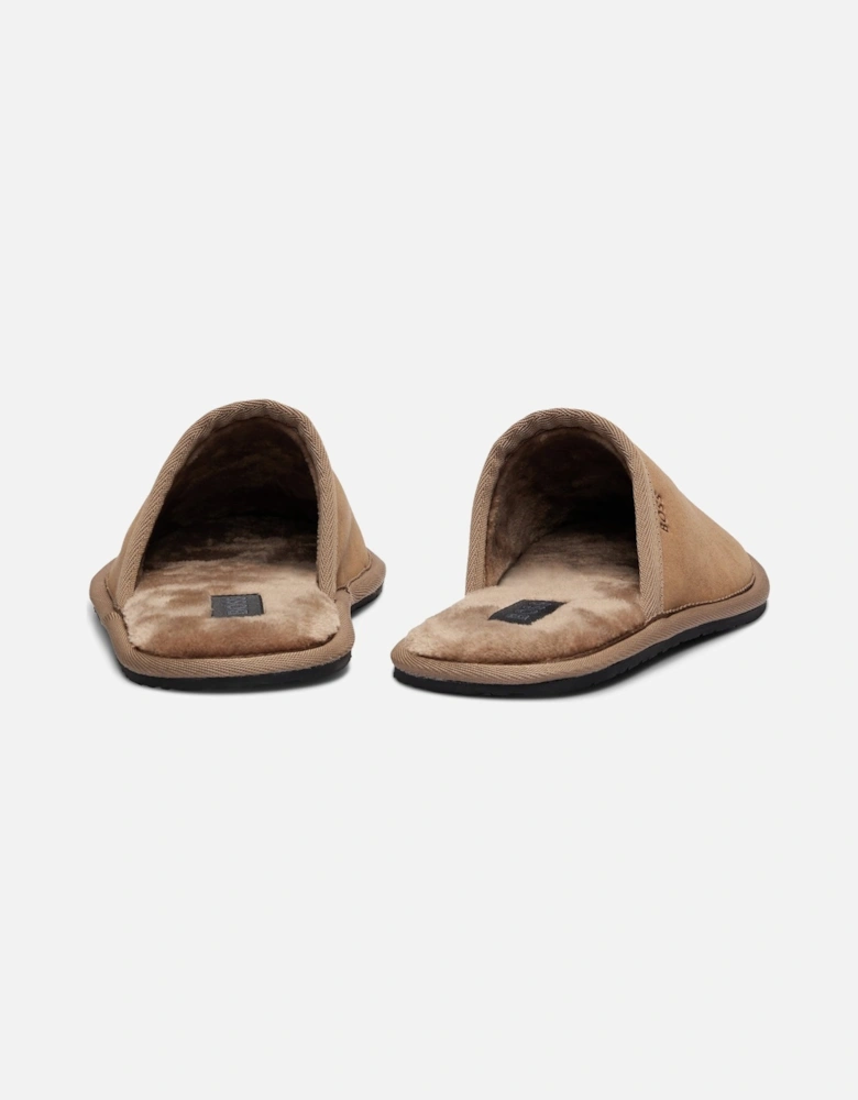 Mule Slippers Beige