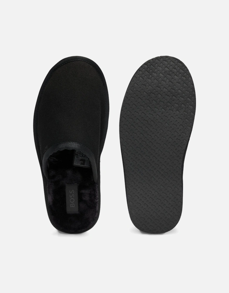 Mule Slippers Black