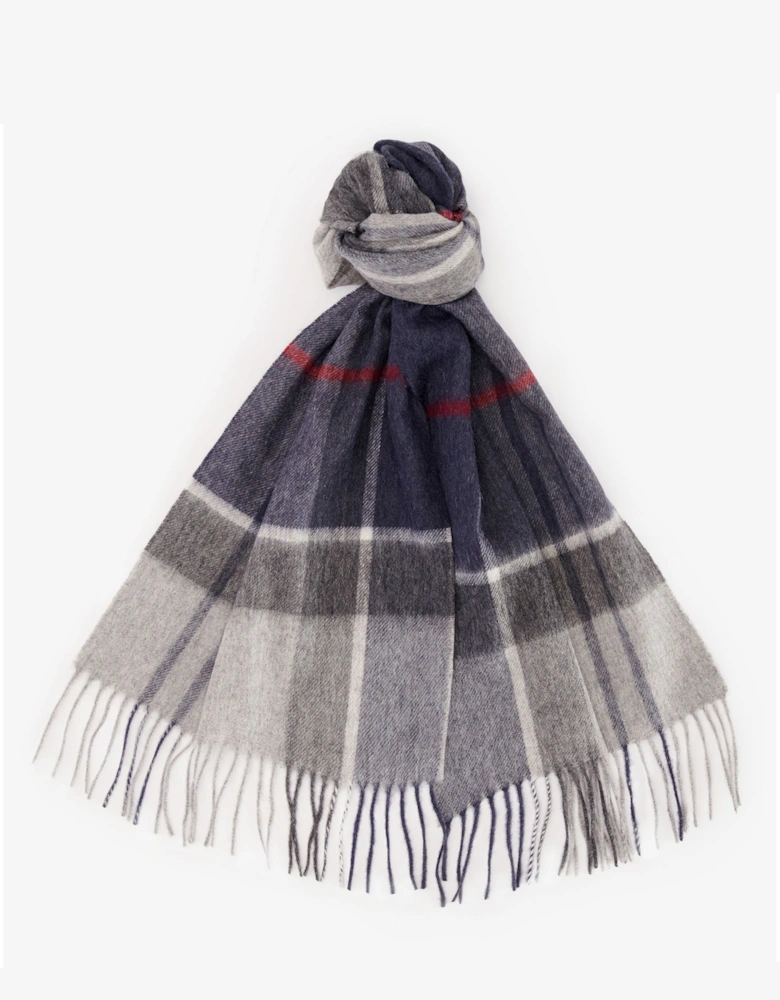 Carrbridge Tartan Scarf Blue Granite