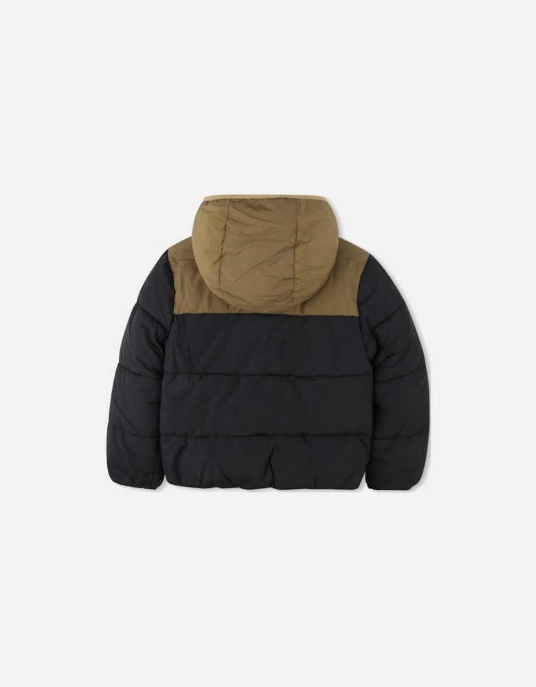 Khaki Puffer Coat