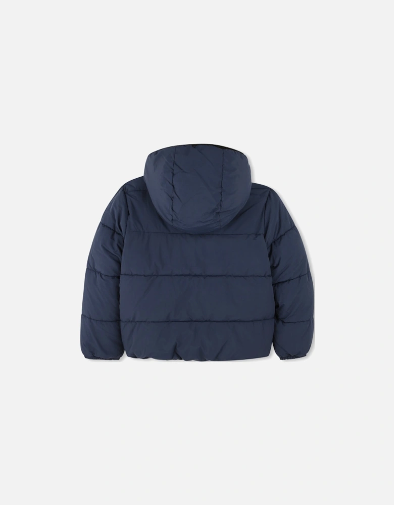 Navy Puffer Coat