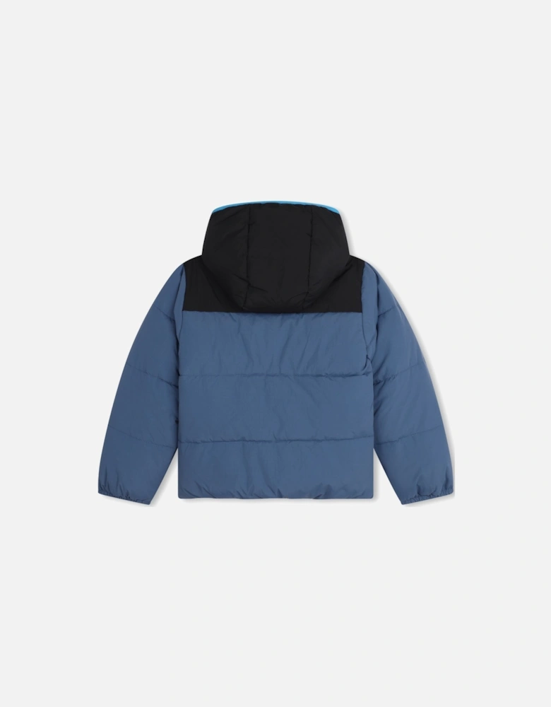 Blue Puffer Coat