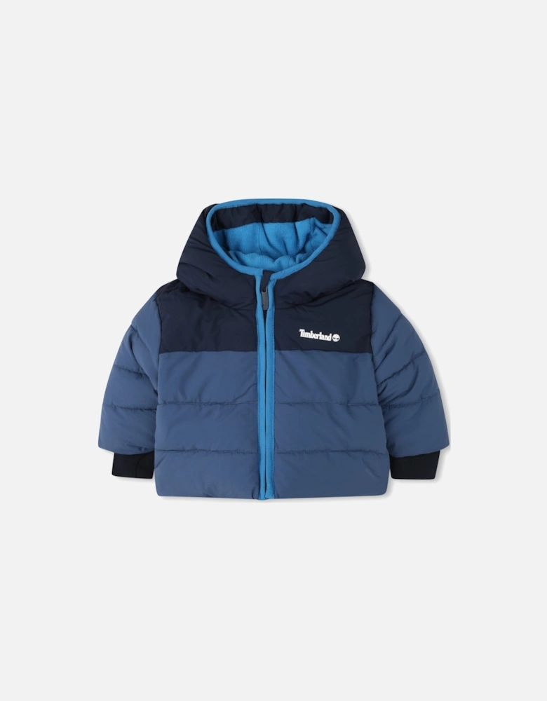 Blue Puffer Coat