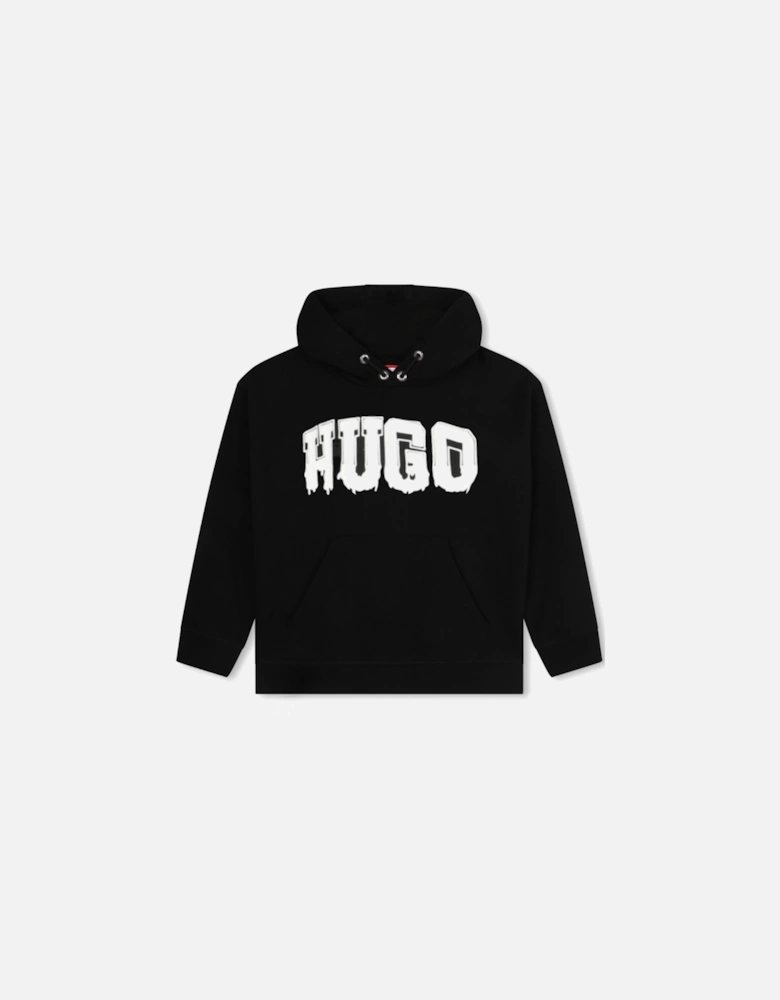 Black Logo Hoody.