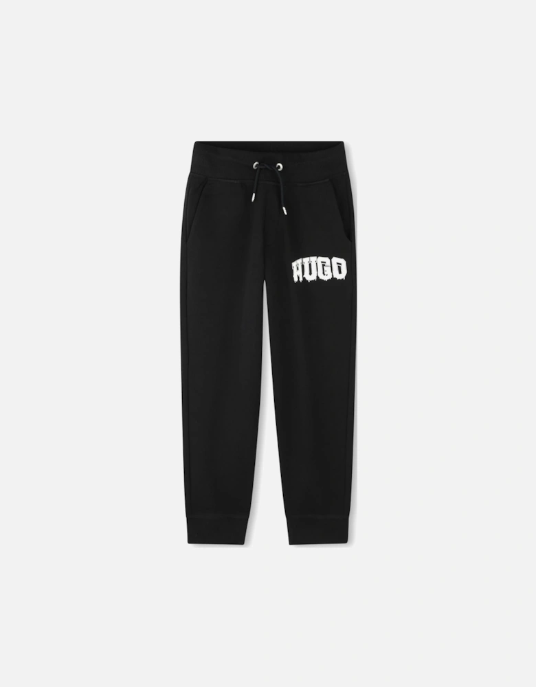 Black Logo Joggers