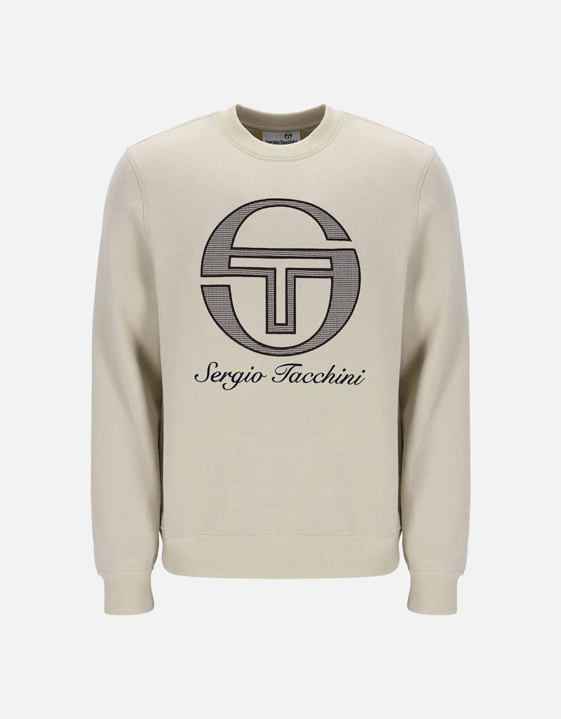 Crochet Logo Sweat Jumper - Pelican Beige, 4 of 3