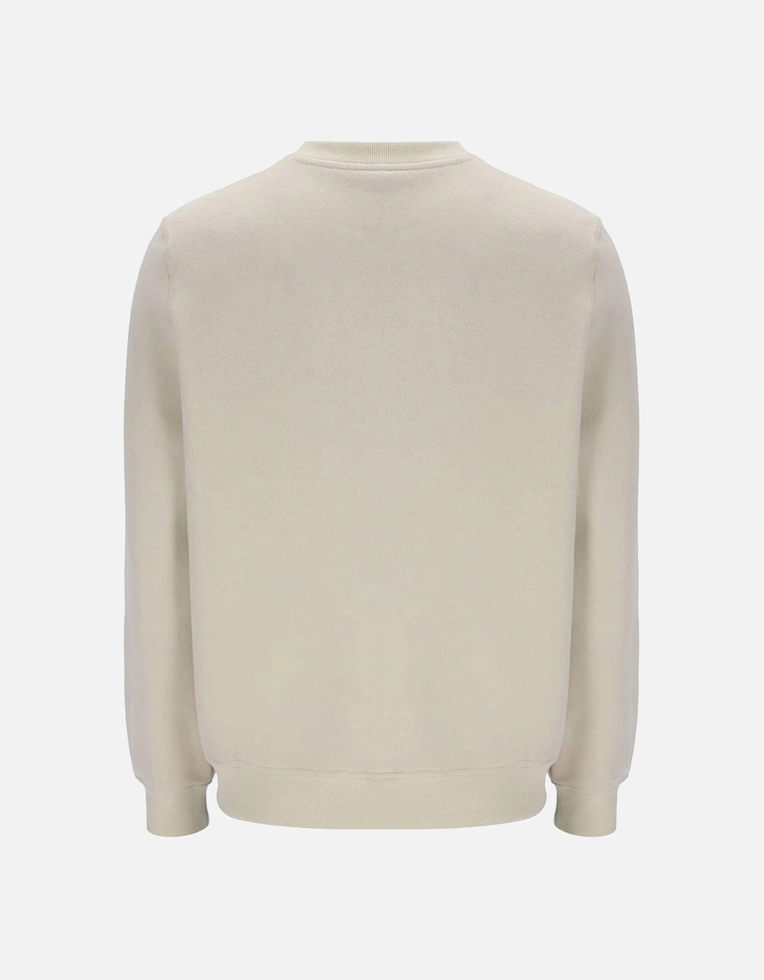 Crochet Logo Sweat Jumper - Pelican Beige