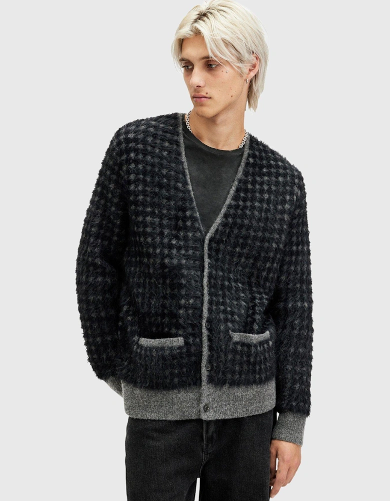 Edgar Knitted Cardigan - Dark Grey