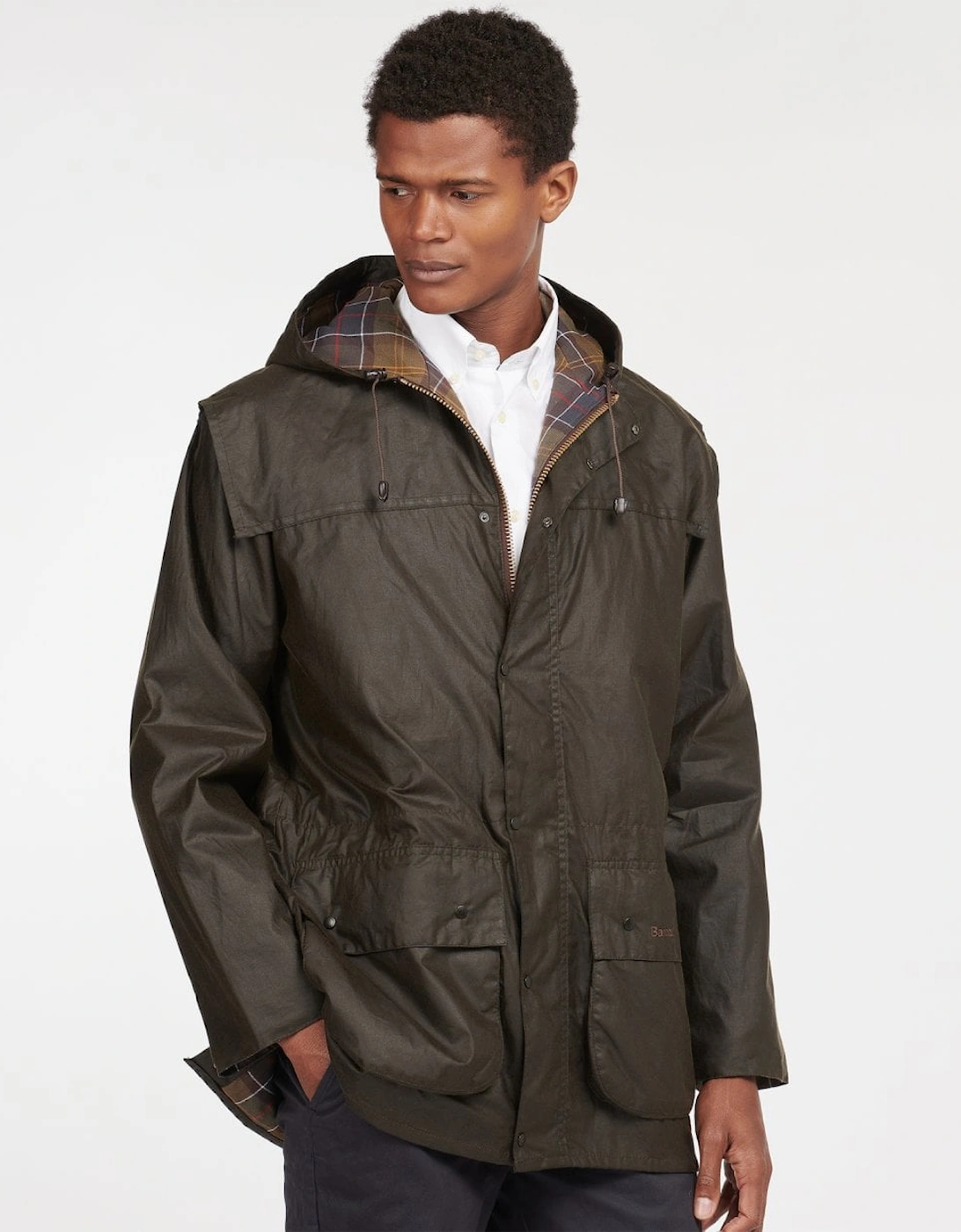 Classic Durham Mens Wax Jacket, 9 of 8