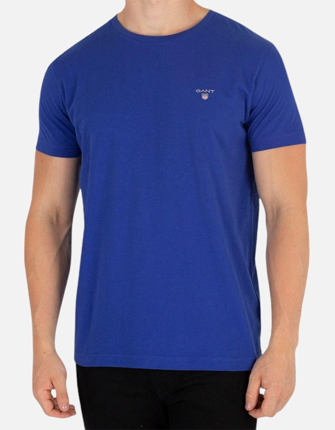 234100 Mens T-Shirt Crew Neck Short Sleeve Cotton Regular Fit, 5 of 4