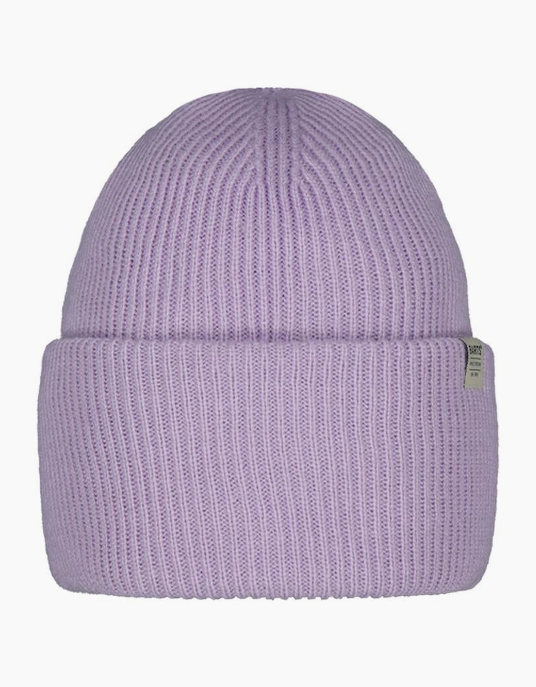 Barts Men's Barts Haveno High Cuffed Ribbed Knit Stretchy Beanie Hat - Purple