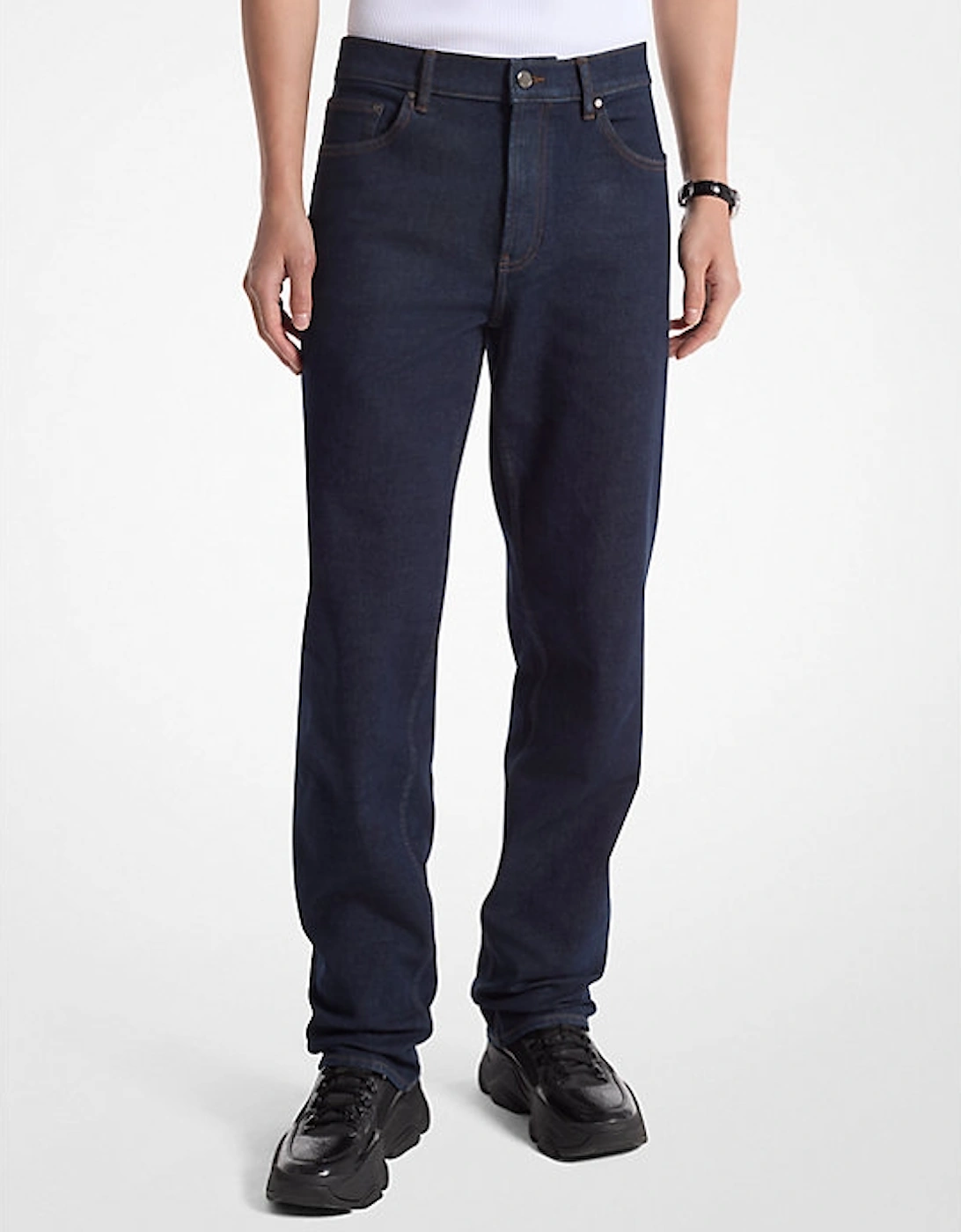 Finn Straight-Fit Stretch Denim Jeans, 2 of 1
