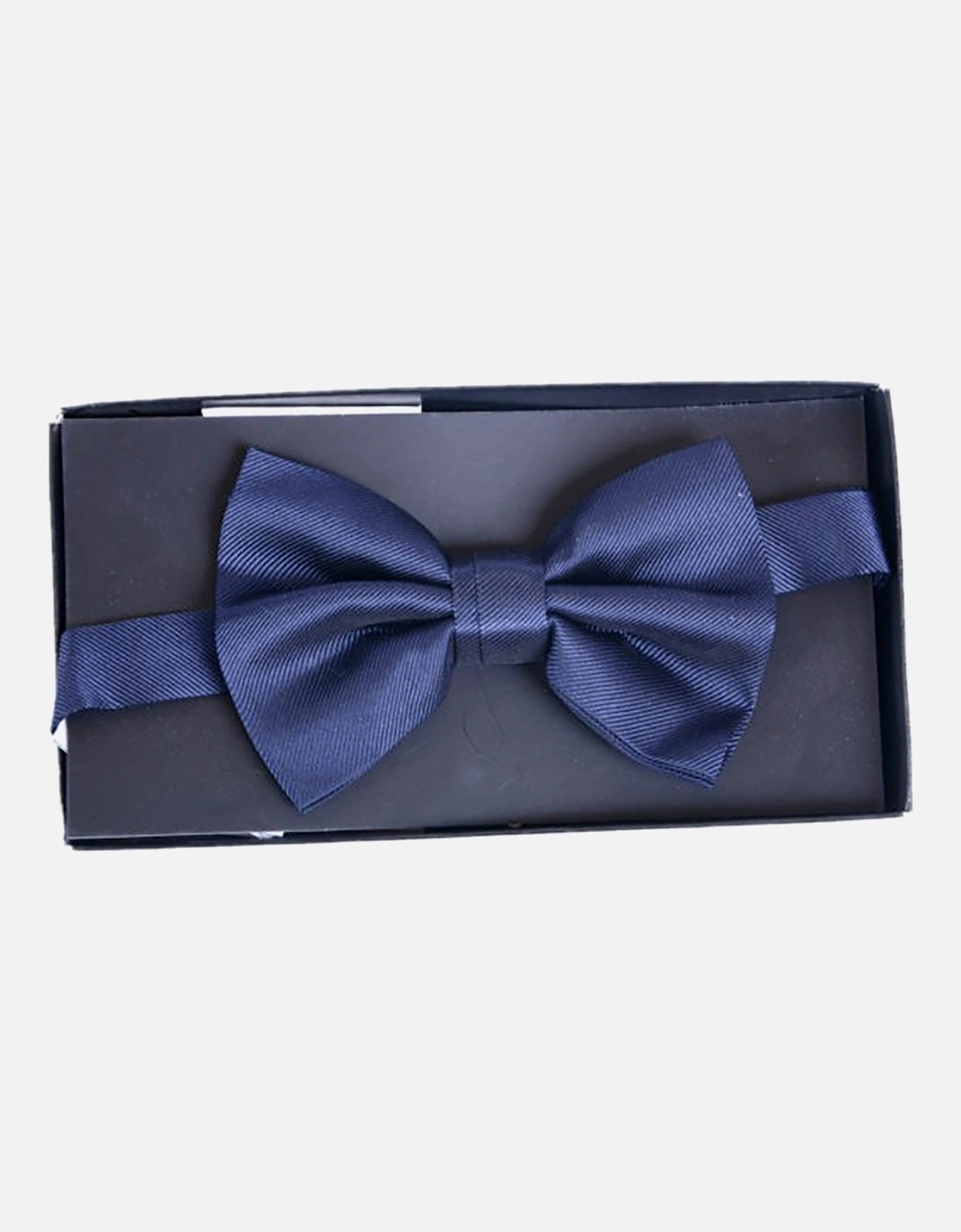 COLLEZIONI Mens Silk Bow Tie Self Tied Plain Formal Wedding Made I Italy