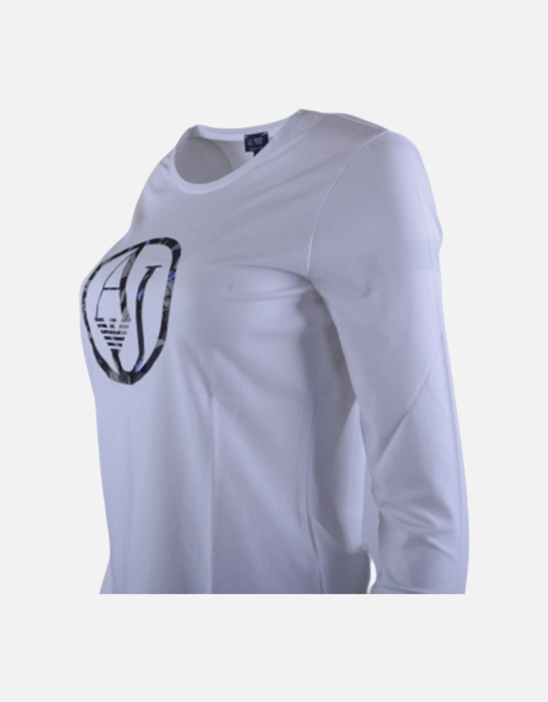 JEANS 7V5T04 5J00Z 0193 Womens T-Shirt Crew Neck Long Sleeve Casual Tee