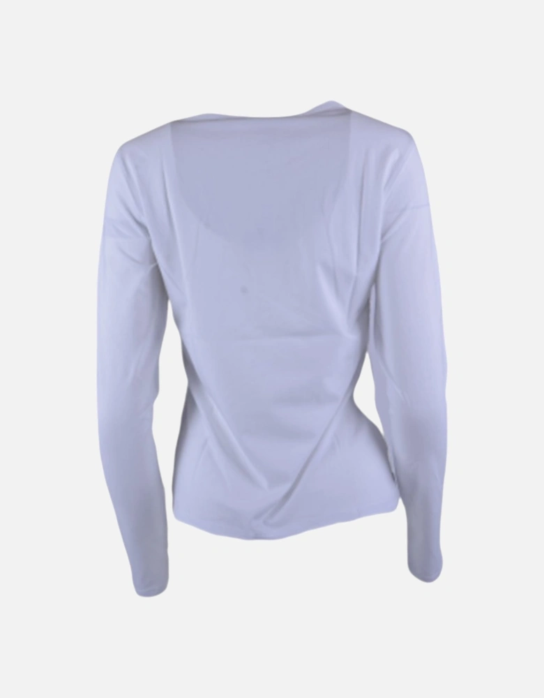 JEANS 7V5T04 5J00Z 0193 Womens T-Shirt Crew Neck Long Sleeve Casual Tee