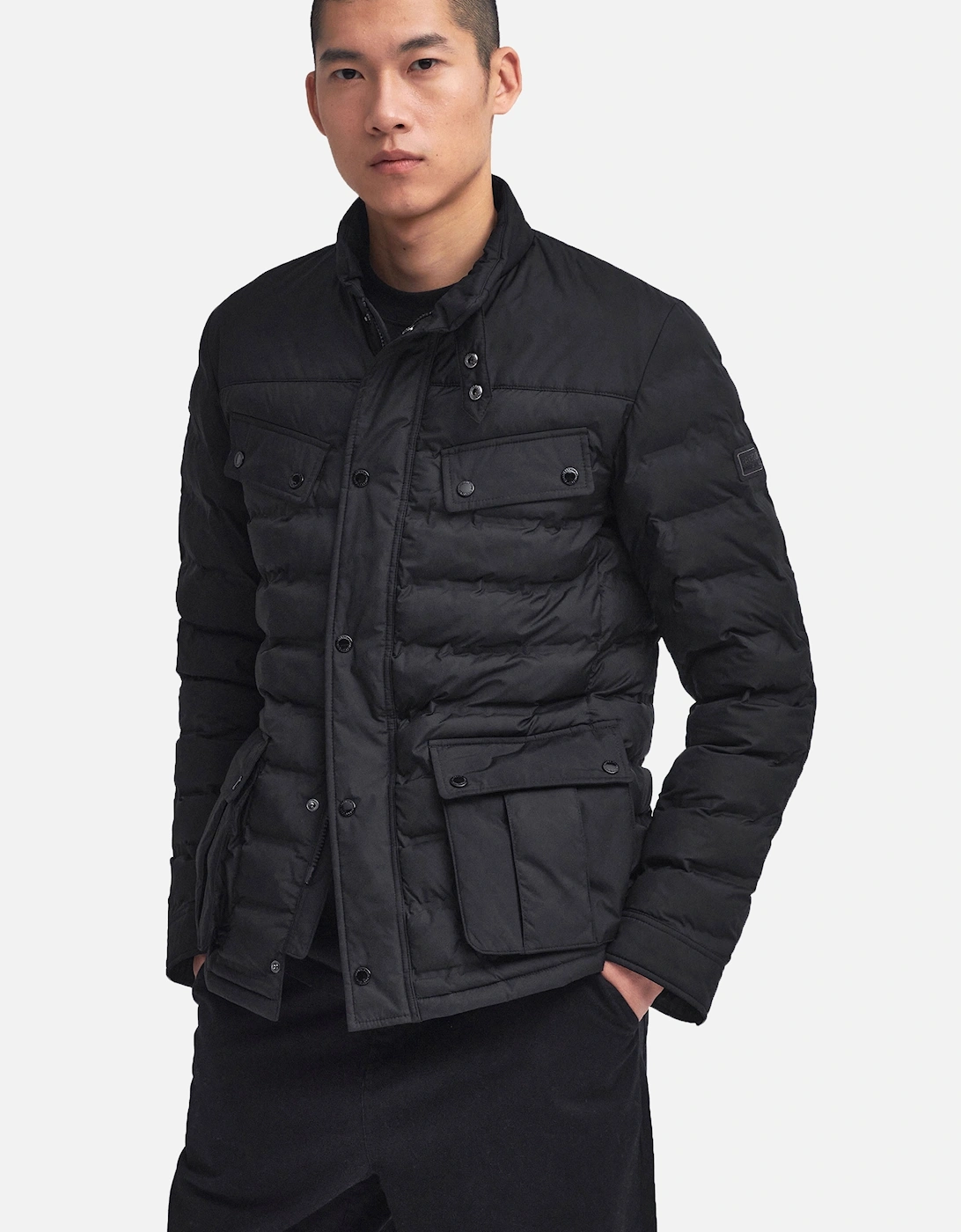 Welded Ariel Puffer Jacket Black