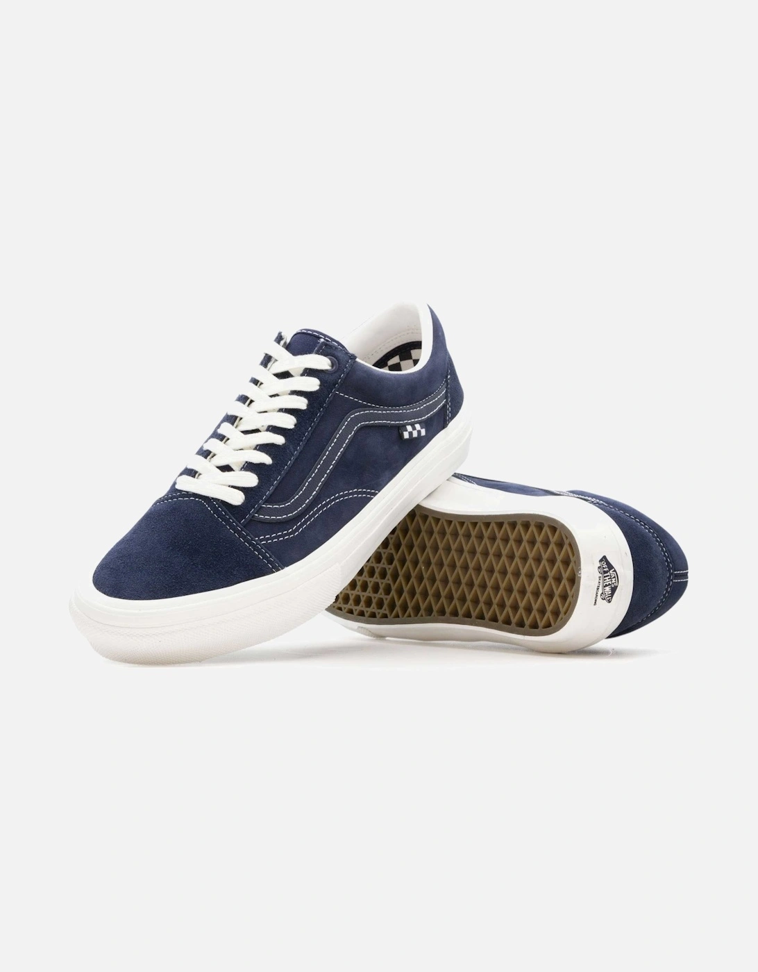 Vans Skate Old Skool Shoes - Wrapped Deep Navy/White, 6 of 5