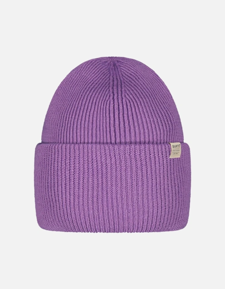 Haveno High Cuffed Ribbed Knit Stretchy Beanie Hat