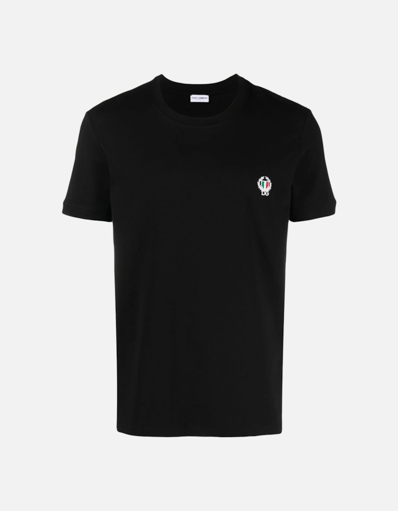 Crest Cotton T-shirt Black