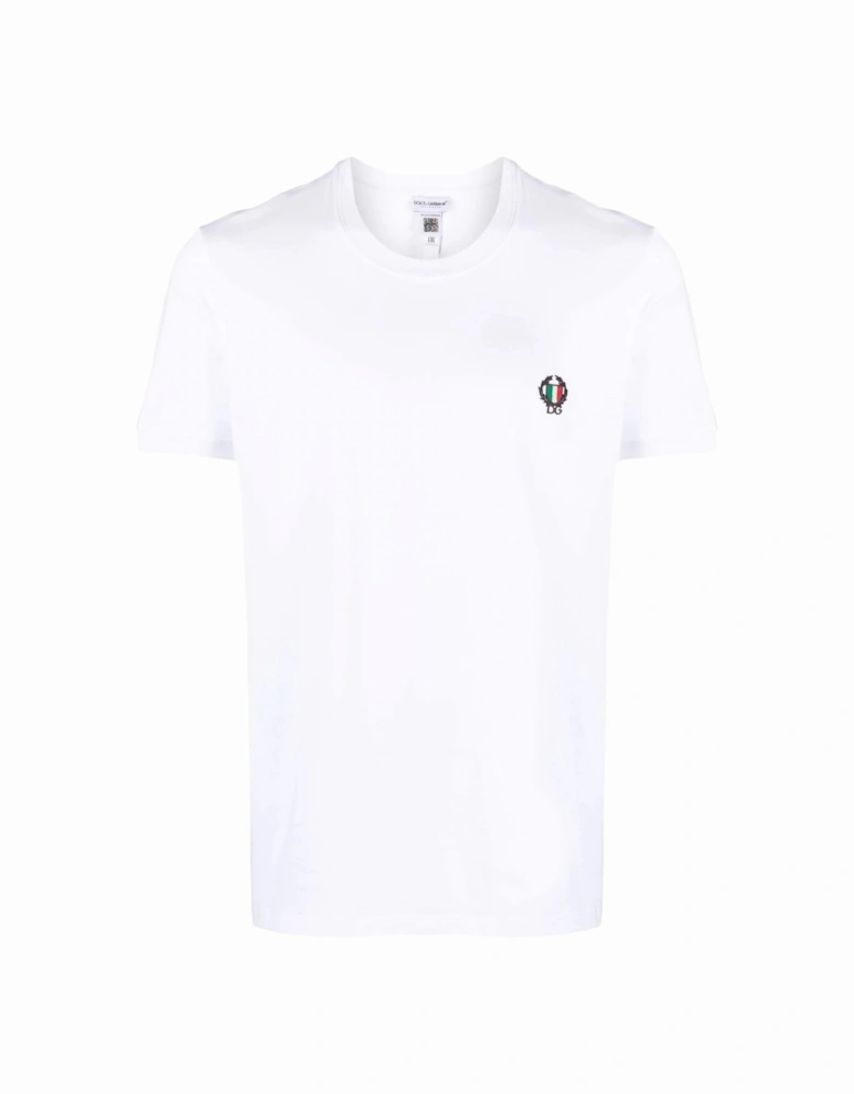 Crest Cotton T-shirt White